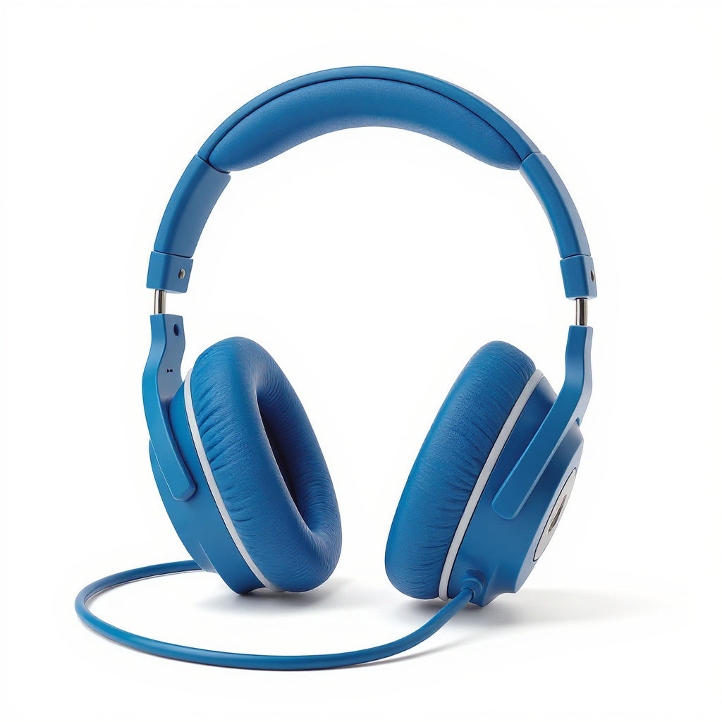 Volume Limited Headphones – 85dB Safe Volume, Ergonomic Design, Blue