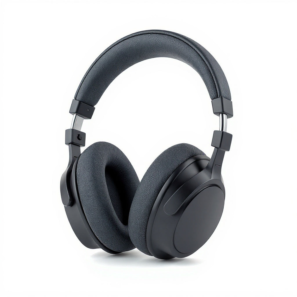 Over-Ear Headphones – 50mm Drivers, Velour Ear Pads, Studio Monitor