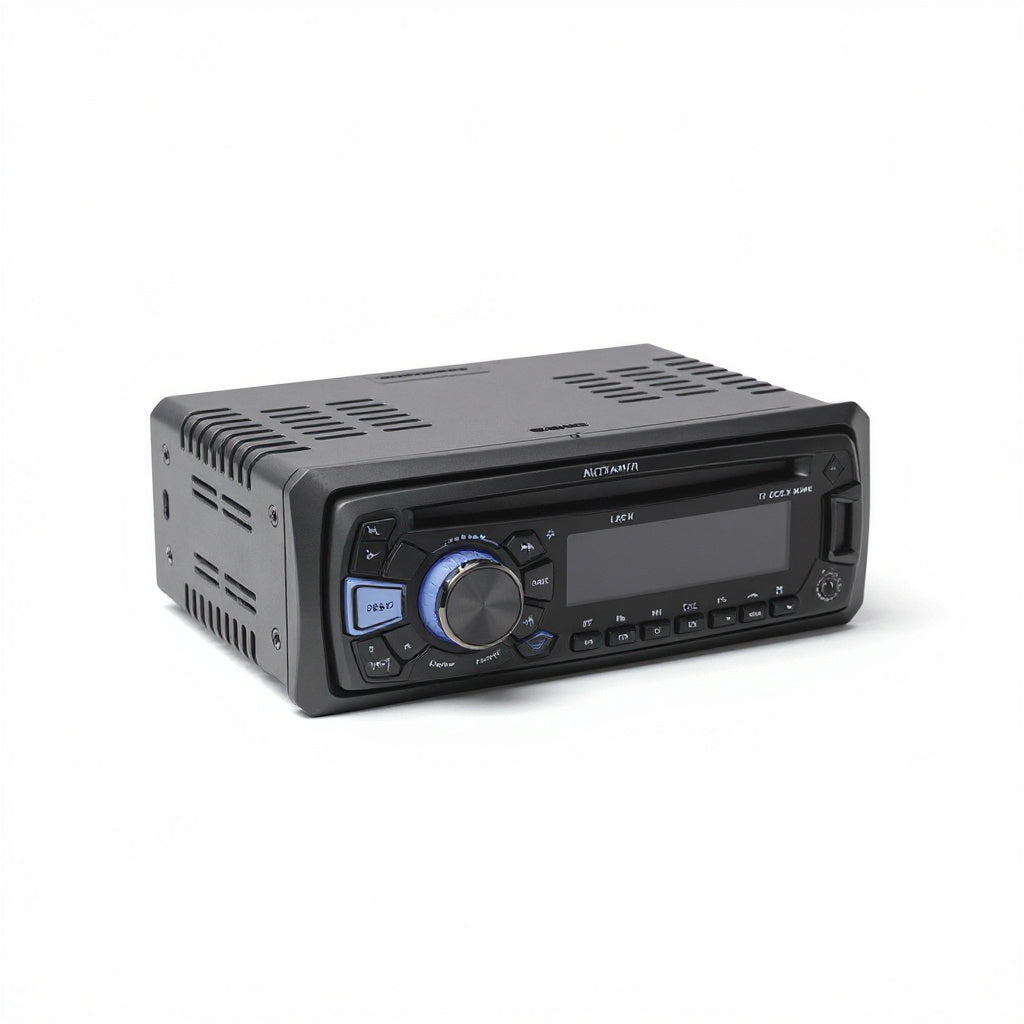 Marine Stereo Receiver – Waterproof, Bluetooth, Single DIN