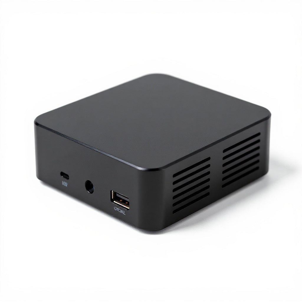 Digital-to-Analog Converter – 24-bit/192kHz, USB & Optical Input, Compact Metal Design