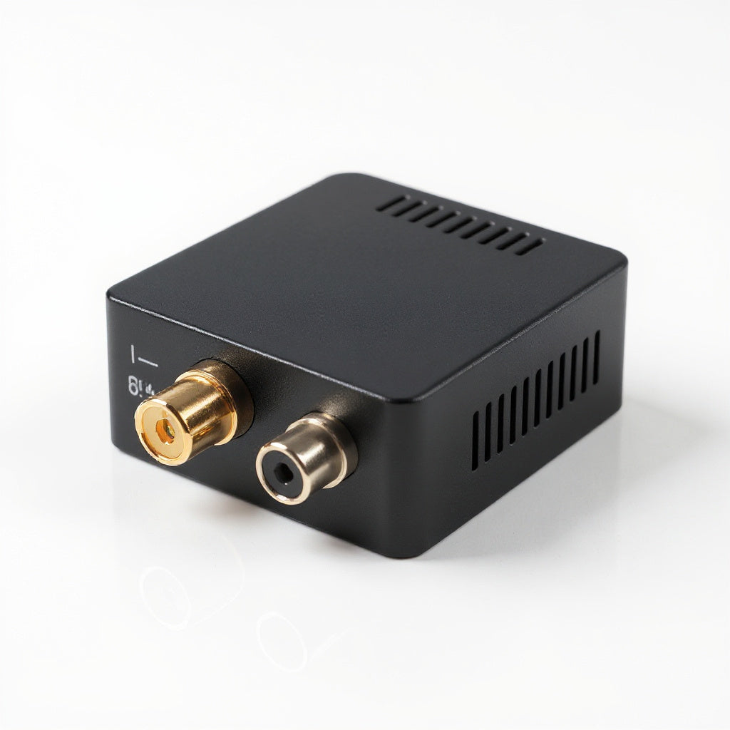 Digital-to-Analog Converter – 32-bit/384kHz, USB-C, Gold-Plated Connectors, Black