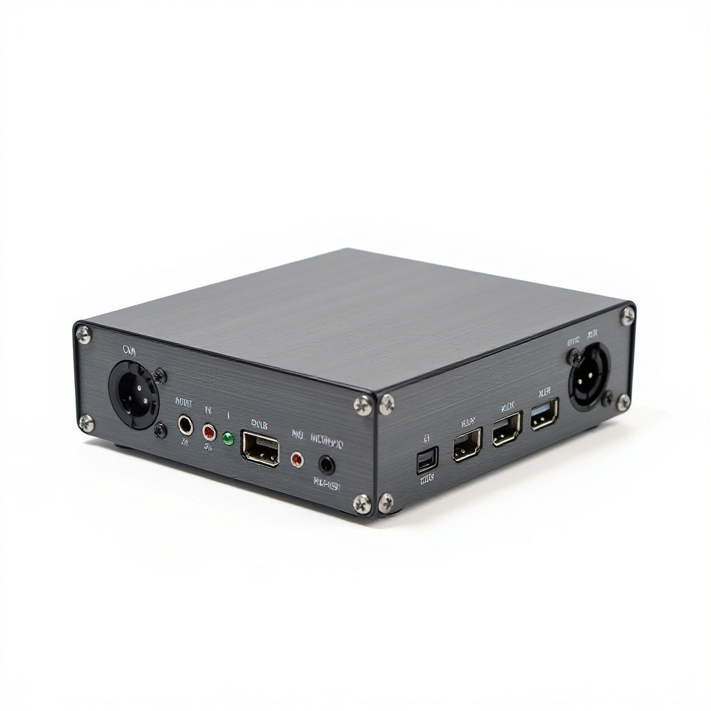 Digital-to-Analog Converter – 32-bit/384kHz, USB/XLR Inputs, Studio & Home Audio