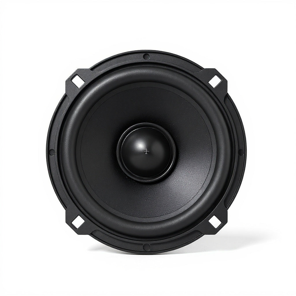 6.5 Inch Coaxial Car Speakers – 4 Ohm, Polypropylene Cone, Black