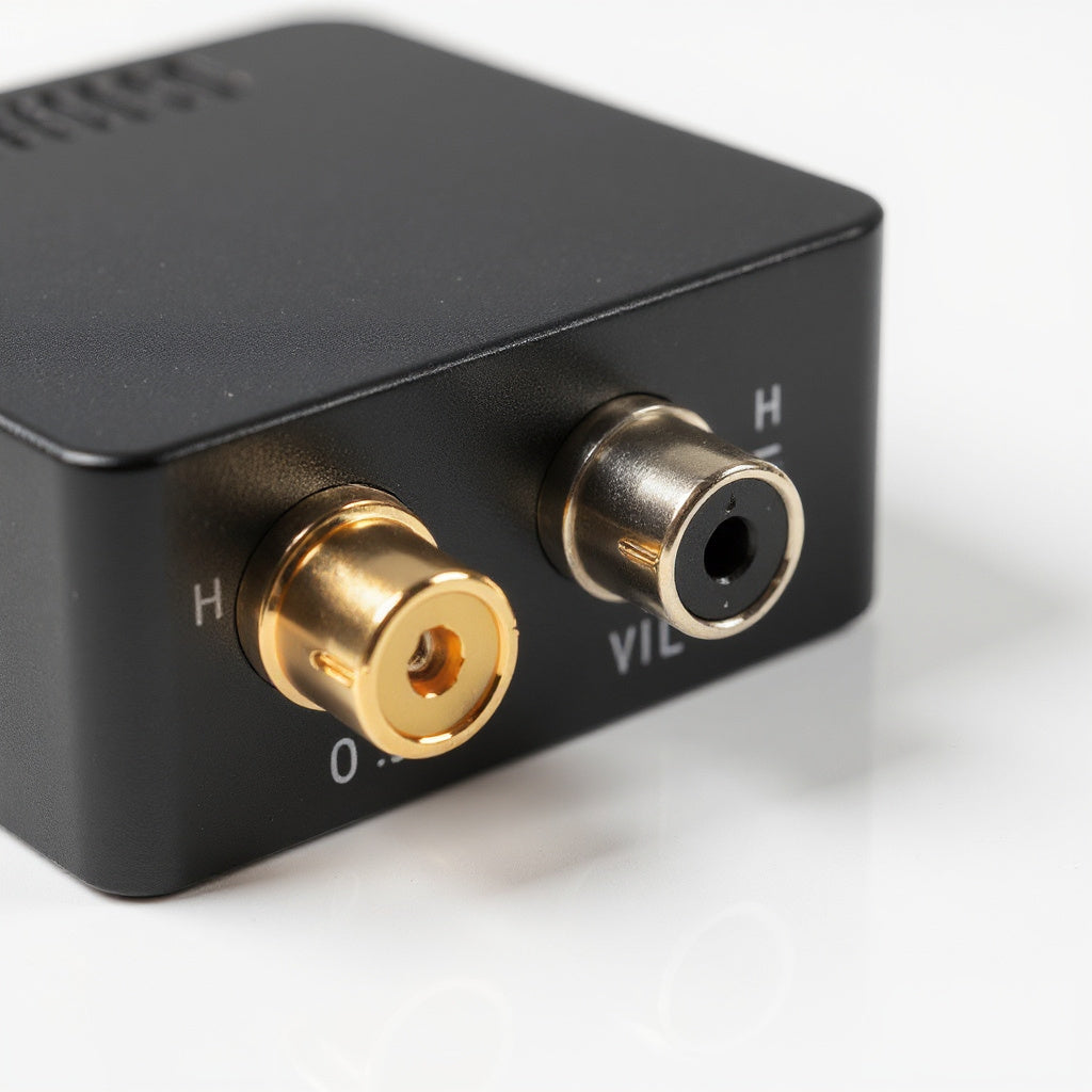 Digital-to-Analog Converter – 32-bit/384kHz, USB-C, Gold-Plated Connectors, Black