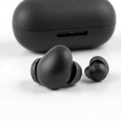 Active Noise Cancelling Wireless Earbuds – 25hr Battery, Bluetooth 5.2, IPX5, Black