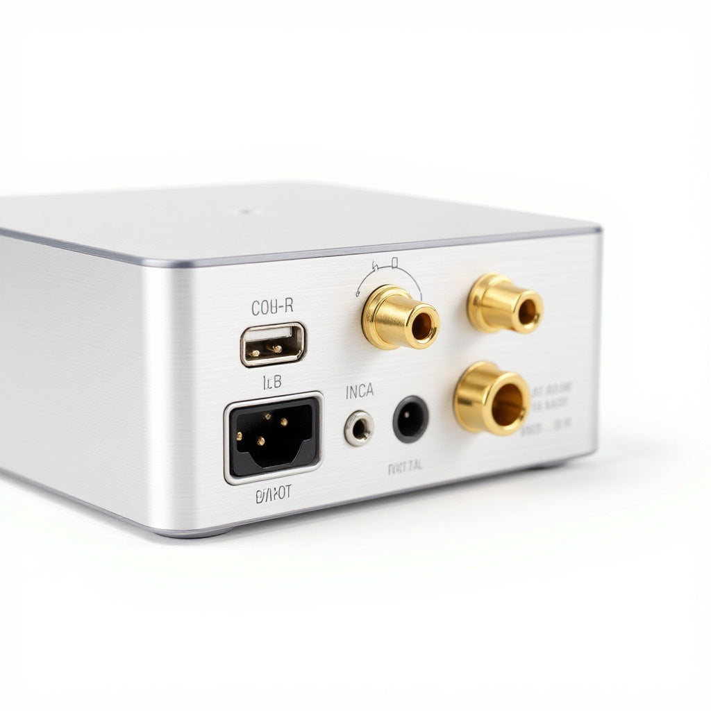 Digital-to-Analog Converter – 32-bit/384kHz, USB & Optical Input, Silver