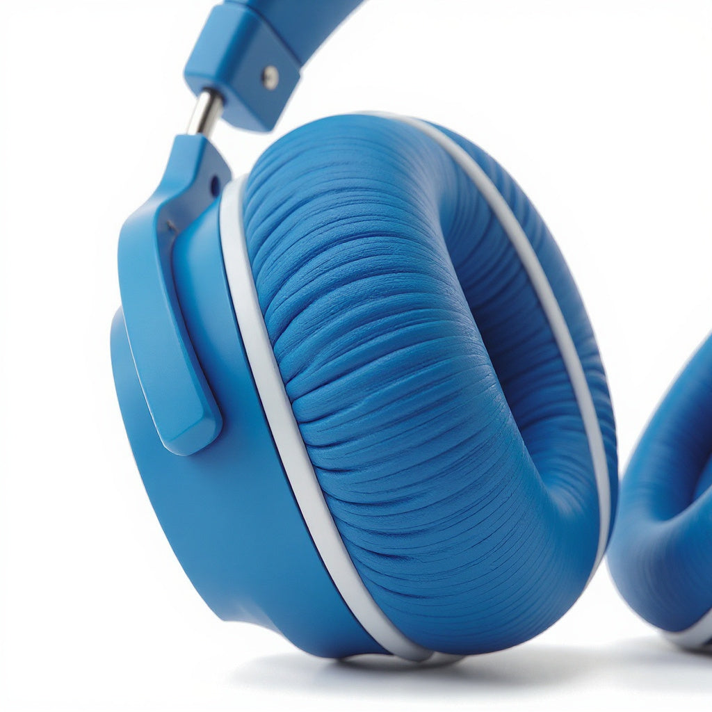 Volume Limited Headphones – 85dB Safe Volume, Ergonomic Design, Blue
