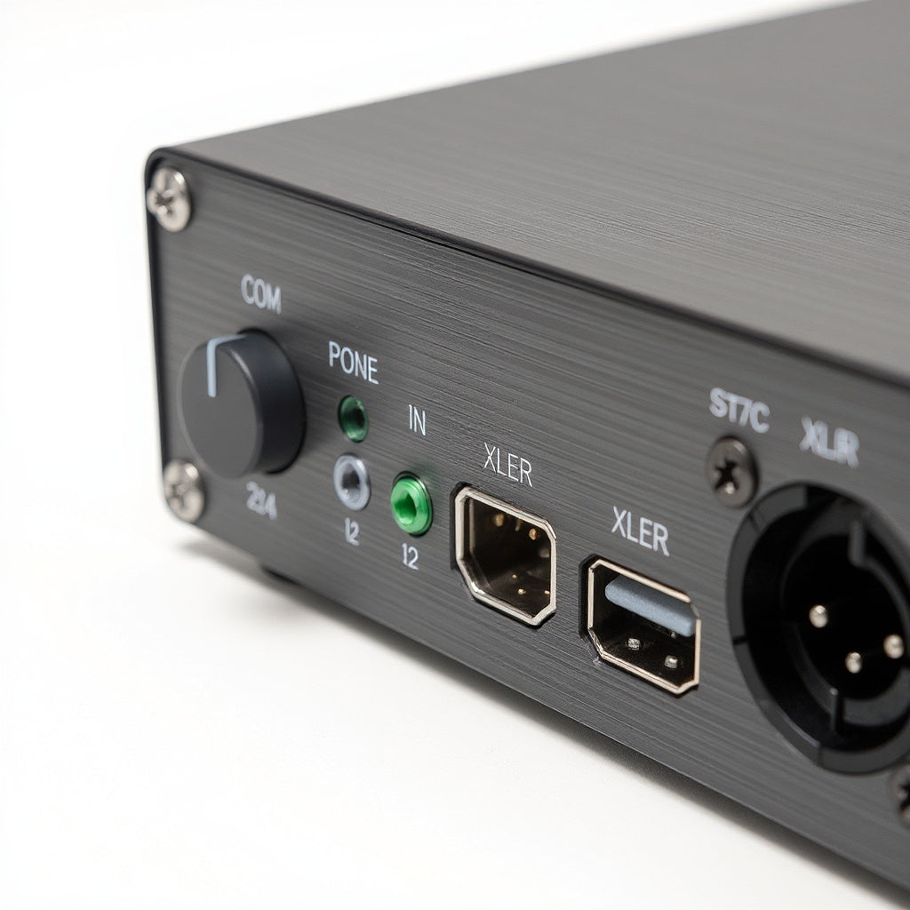 Digital-to-Analog Converter – 32-bit/384kHz, USB/XLR Inputs, Studio & Home Audio