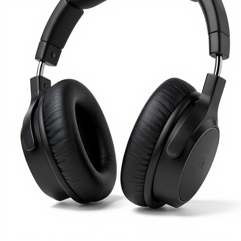 Over-Ear Headphones – 40mm Drivers, Noise Isolation, Black