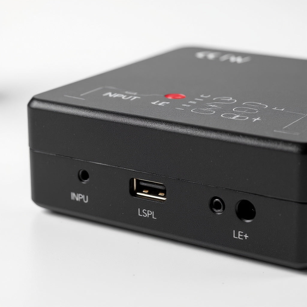 Digital-to-Analog Converter – 32-bit/384kHz, USB & Optical Input, Black