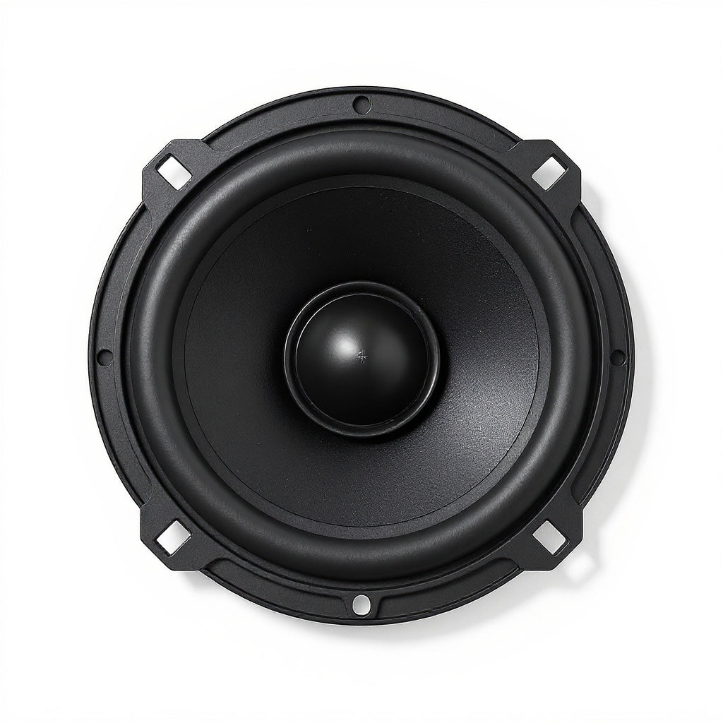 6.5 Inch Coaxial Car Speakers – 4 Ohm, Polypropylene Cone, Black