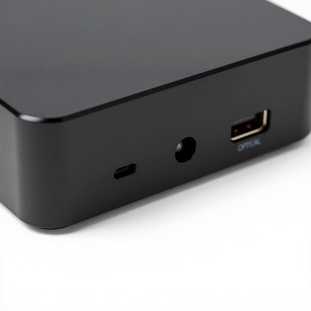 Digital-to-Analog Converter – 24-bit/192kHz, USB & Optical Input, Compact Metal Design
