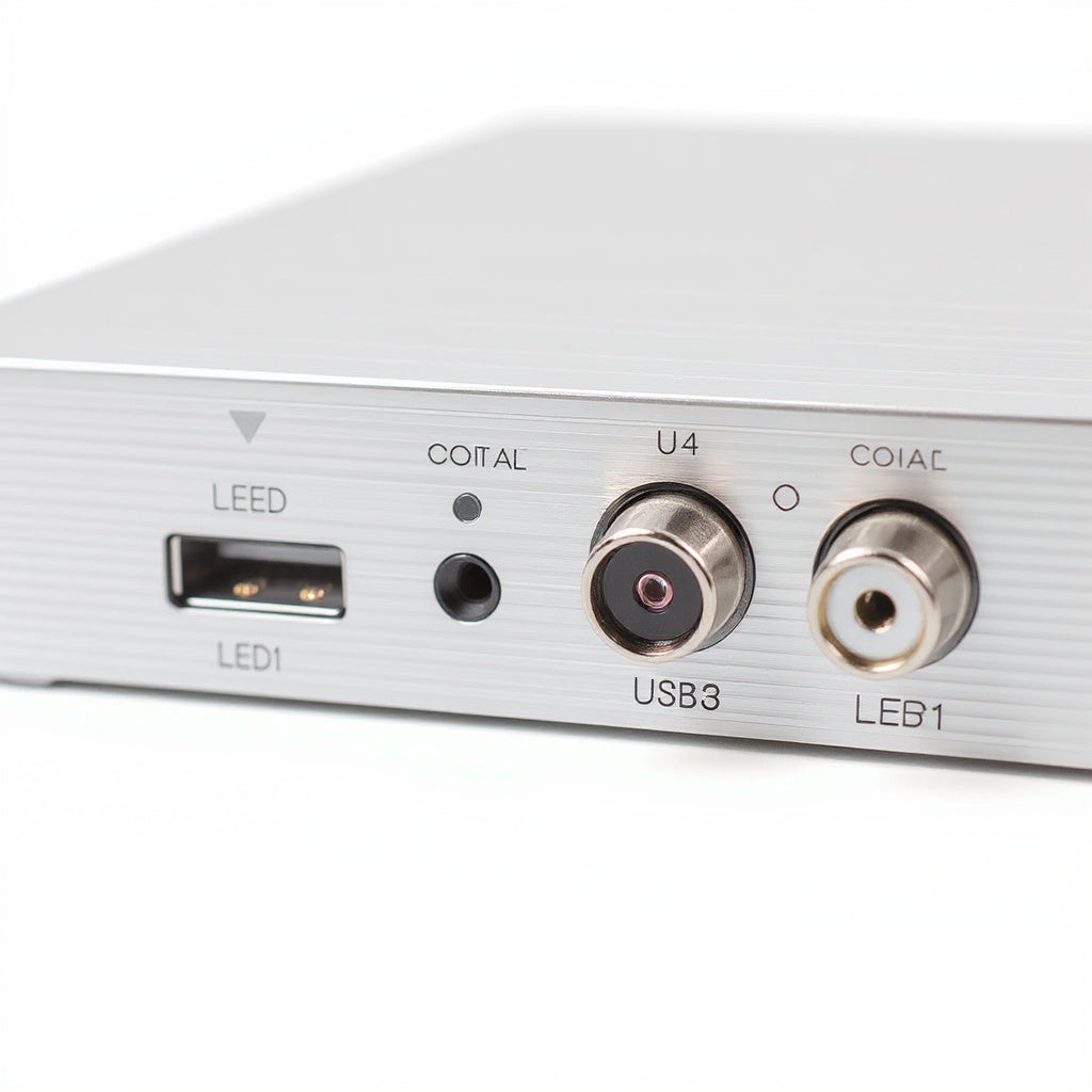 Digital-to-Analog Converter – 32-bit/384kHz, Aluminum Body, USB/Coaxial/Optical