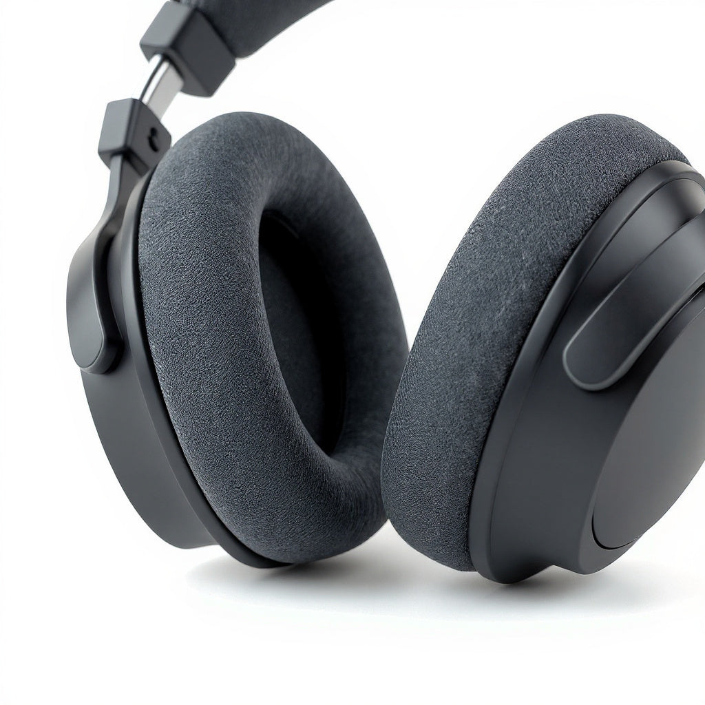 Over-Ear Headphones – 50mm Drivers, Velour Ear Pads, Studio Monitor