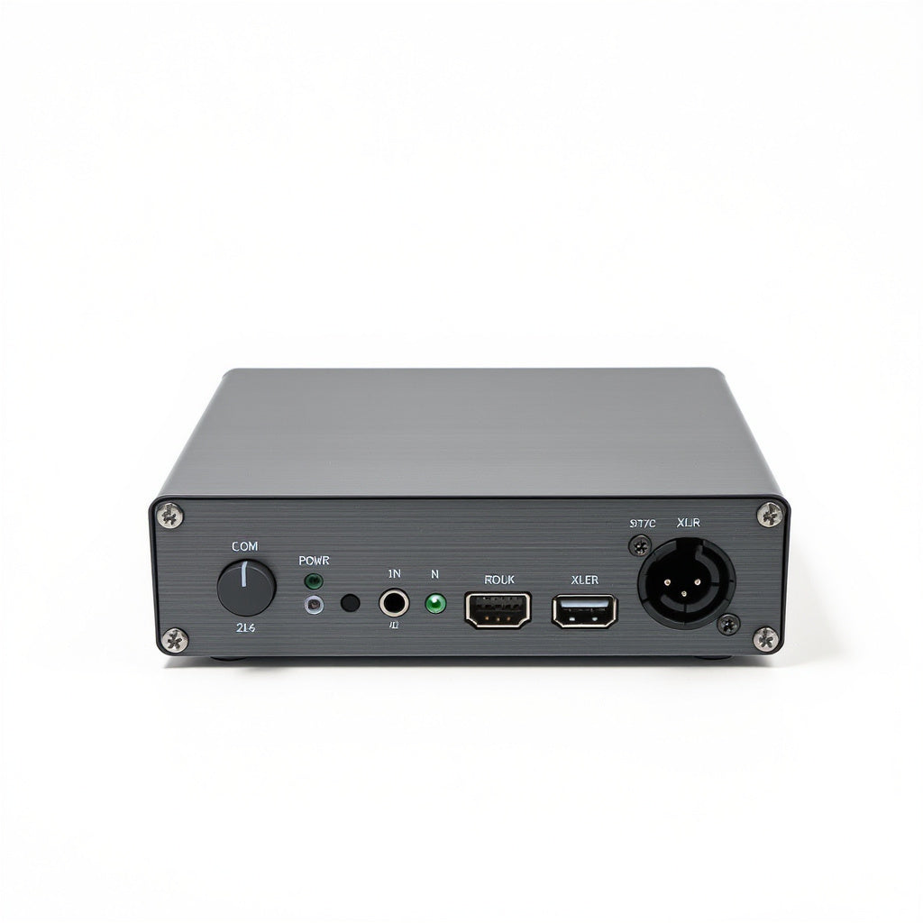 Digital-to-Analog Converter – 32-bit/384kHz, USB/XLR Inputs, Studio & Home Audio