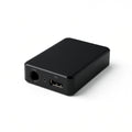 Aluminum Portable Digital Audio Converter Headphone Amplifier – 3.5 x 2.1 x 0.6 in, Black, Minimalist