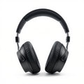 Open-Back Headphones – 50mm Drivers, Leather Ear Pads, Black