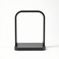 Aluminum Headphone Stand – 6 x 5 x 8 in, Matte Black, Modern