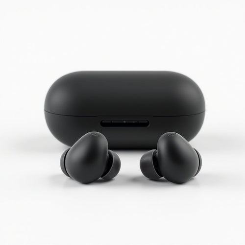 Active Noise Cancelling Wireless Earbuds – 25hr Battery, Bluetooth 5.2, IPX5, Black