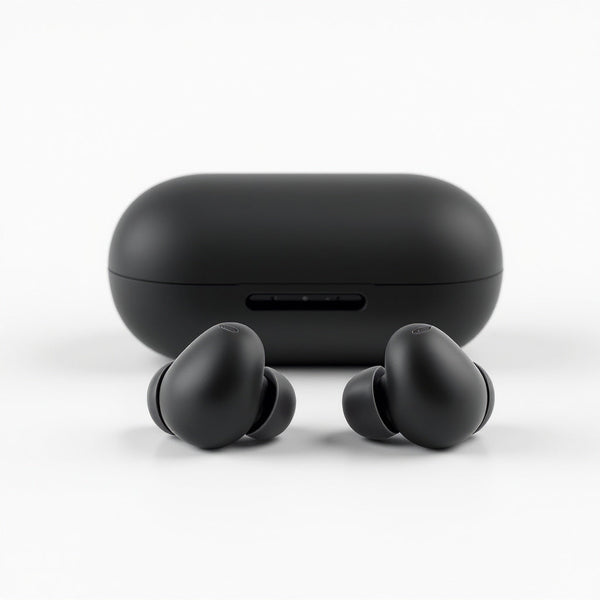 Active Noise Cancelling Wireless Earbuds – 25hr Battery, Bluetooth 5.2, IPX5, Black