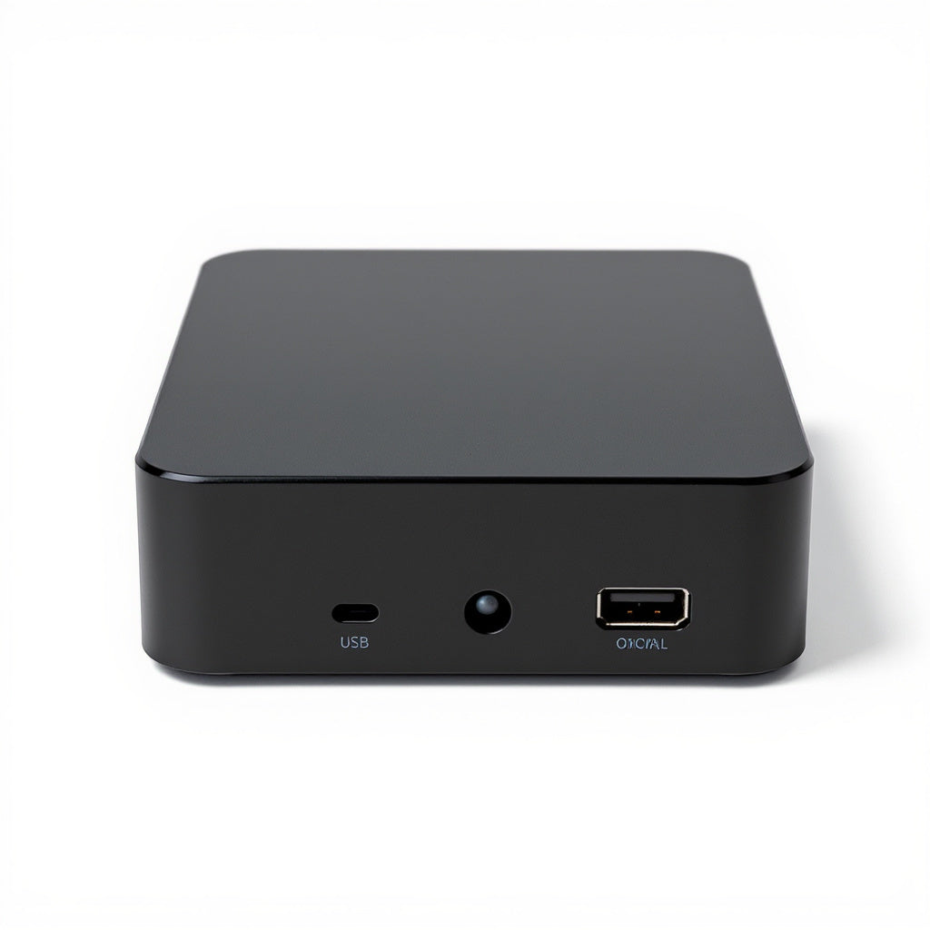 Digital-to-Analog Converter – 24-bit/192kHz, USB & Optical Input, Compact Metal Design