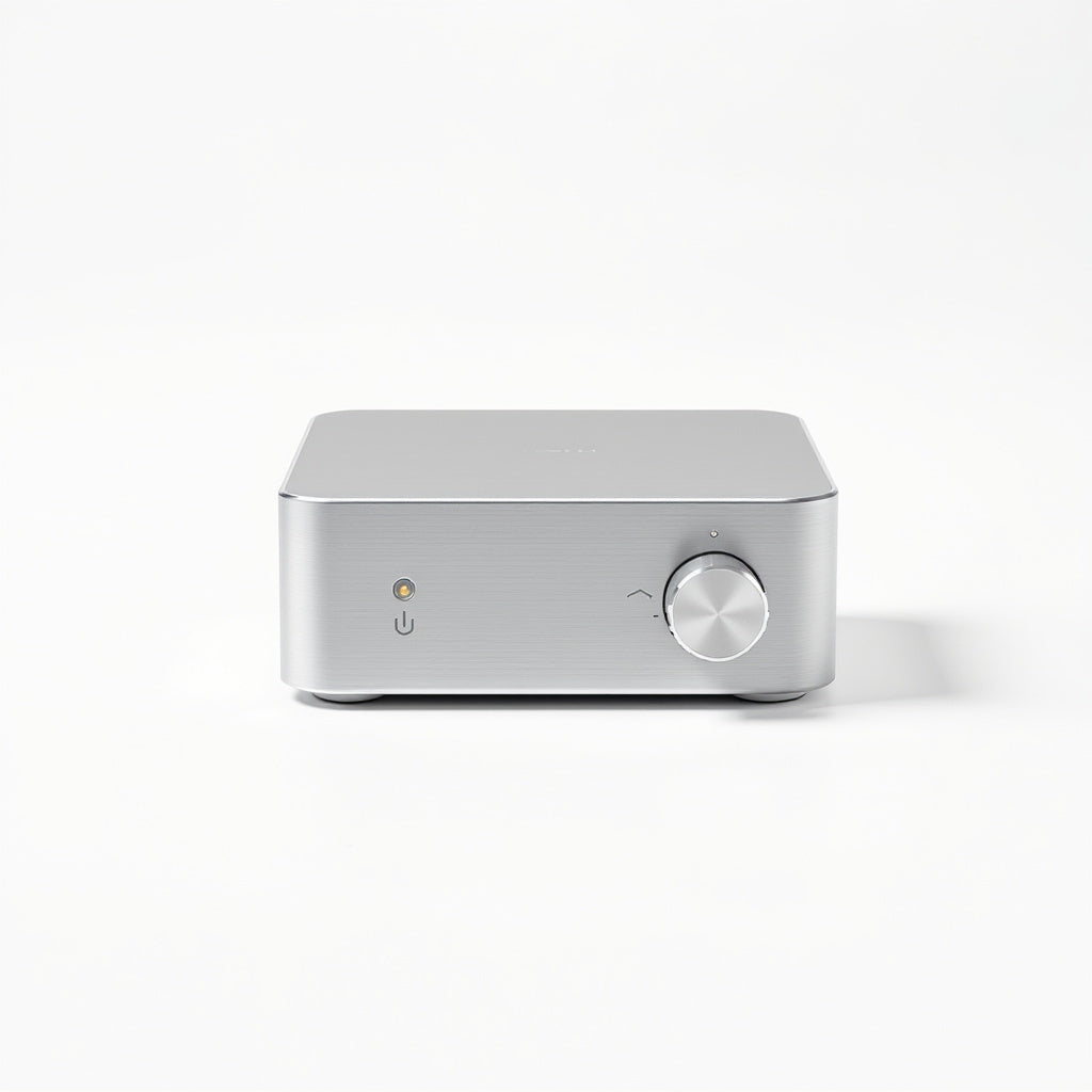 Phono Preamplifier – Compact Design, Metal Housing, RCA Connectivity