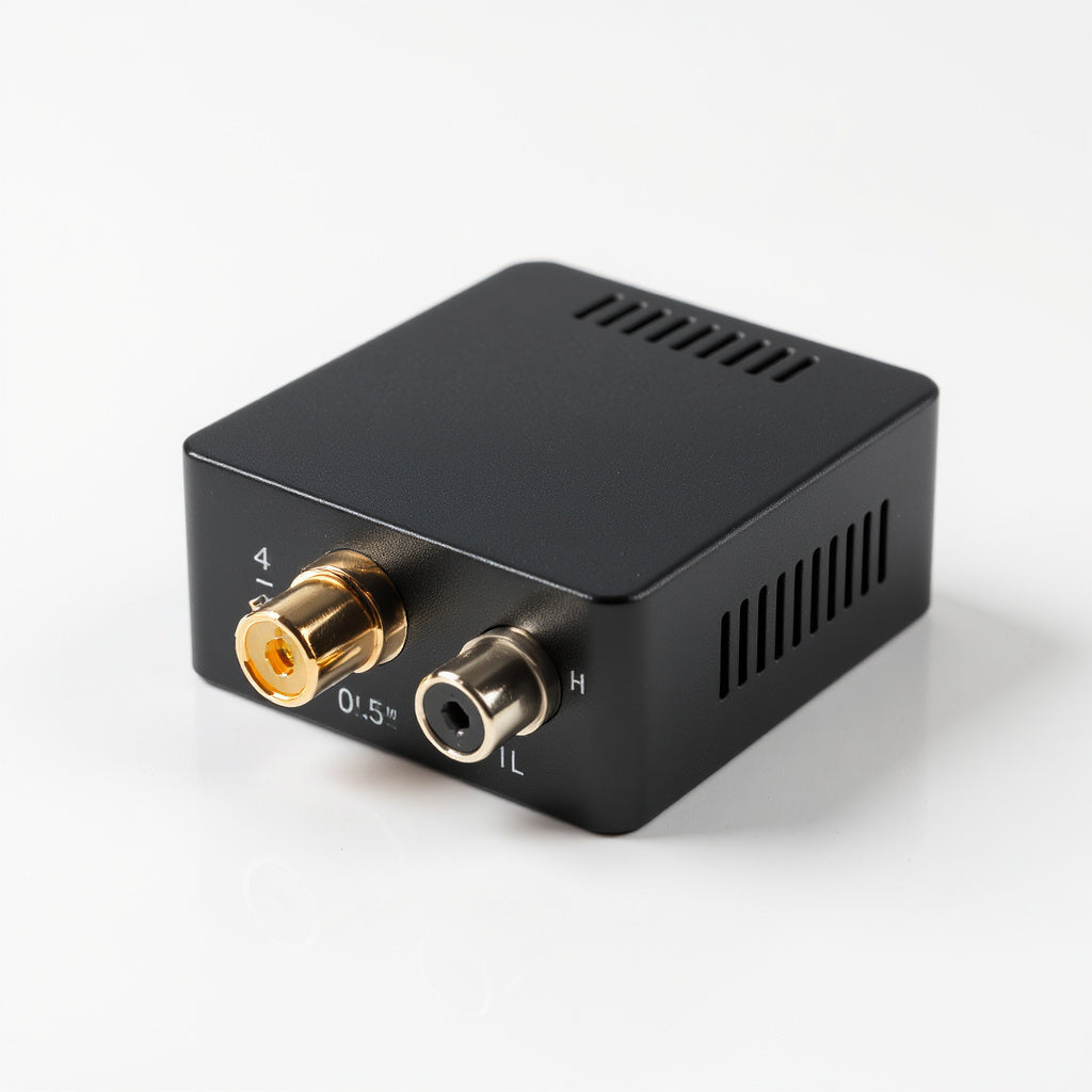 Digital-to-Analog Converter – 32-bit/384kHz, USB-C, Gold-Plated Connectors, Black