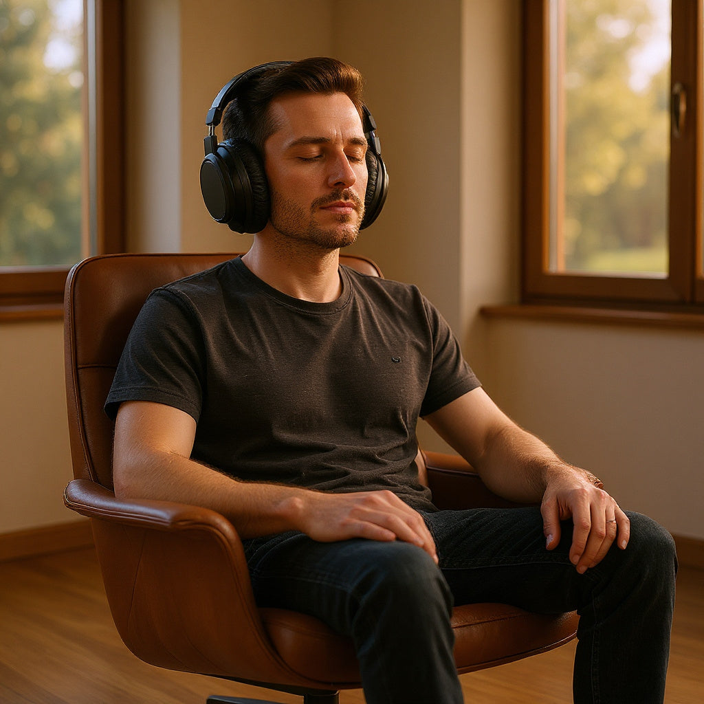 Over-Ear Headphones – 40mm Drivers, Memory Foam Cushions, Bluetooth 5.3