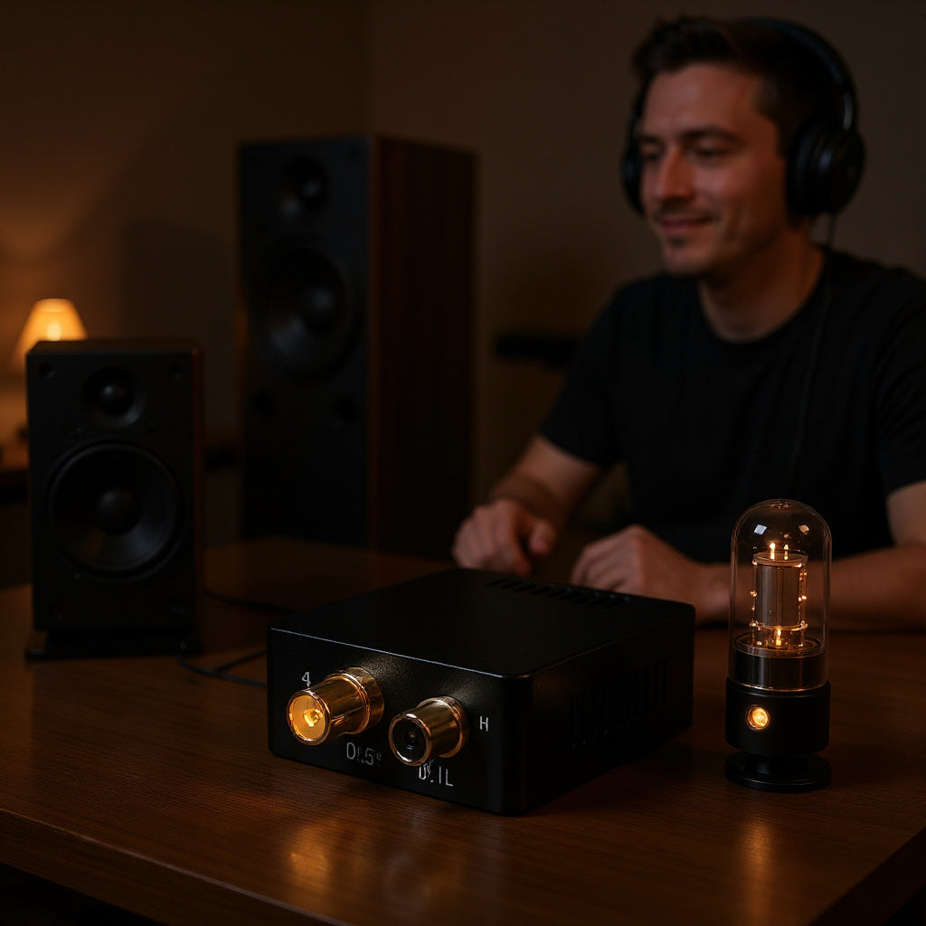 Digital-to-Analog Converter – 32-bit/384kHz, USB-C, Gold-Plated Connectors, Black