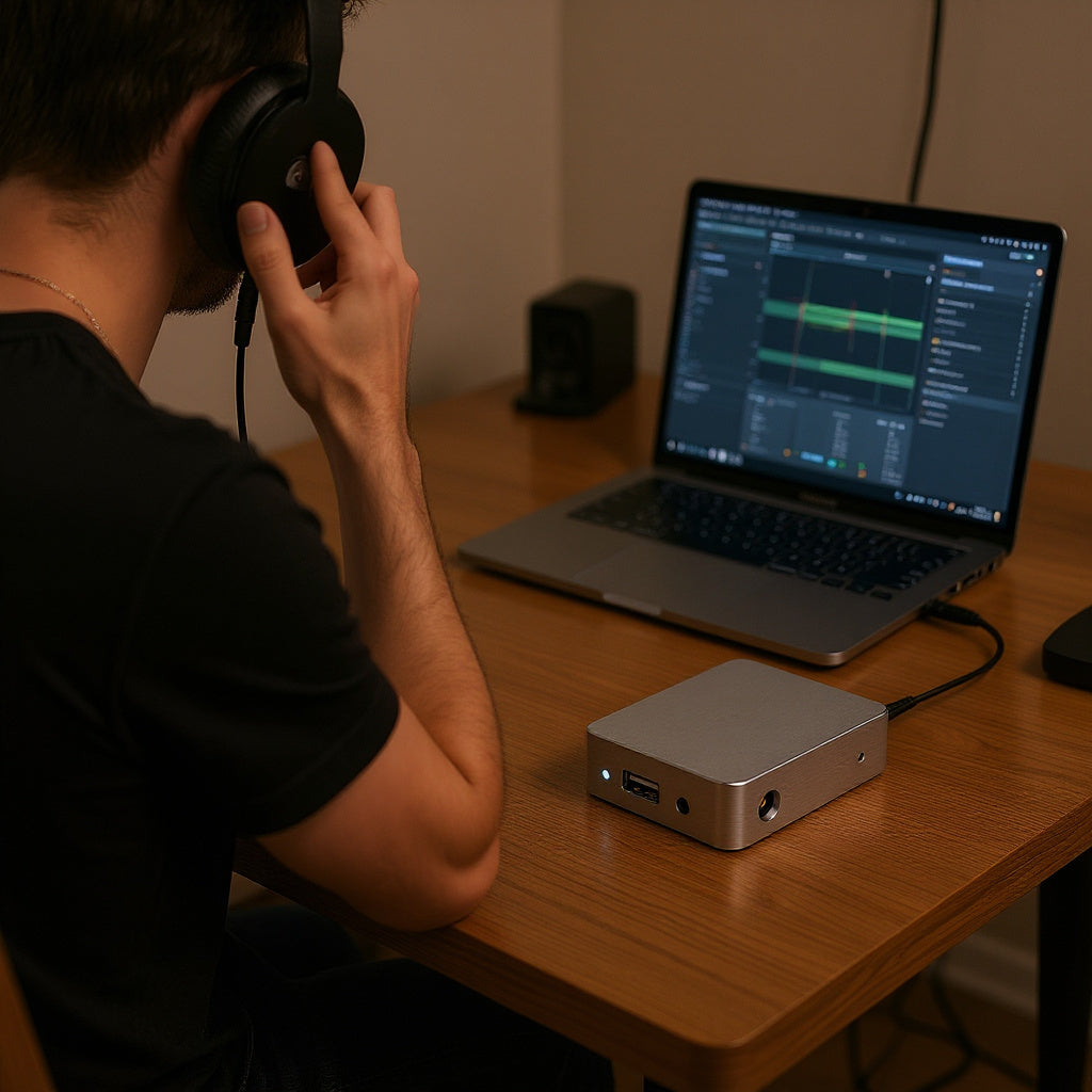 Digital-to-Analog Converter – 24-bit/192kHz, Aluminum Housing, USB/3.5mm
