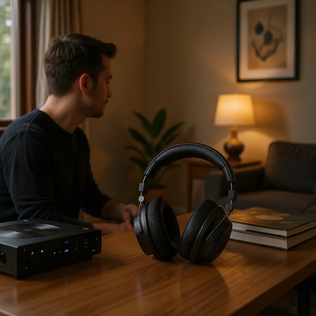 Studio Headphones – 250 Ohm, Open-Back Design, Black