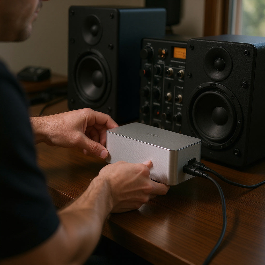 Digital-to-Analog Converter – 32-bit/384kHz, USB & Optical Input, Silver