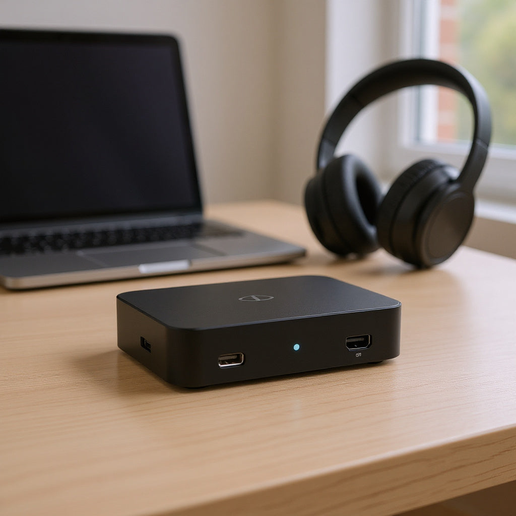 Digital-to-Analog Converter – 32-bit/384kHz, USB & Optical Input, Black