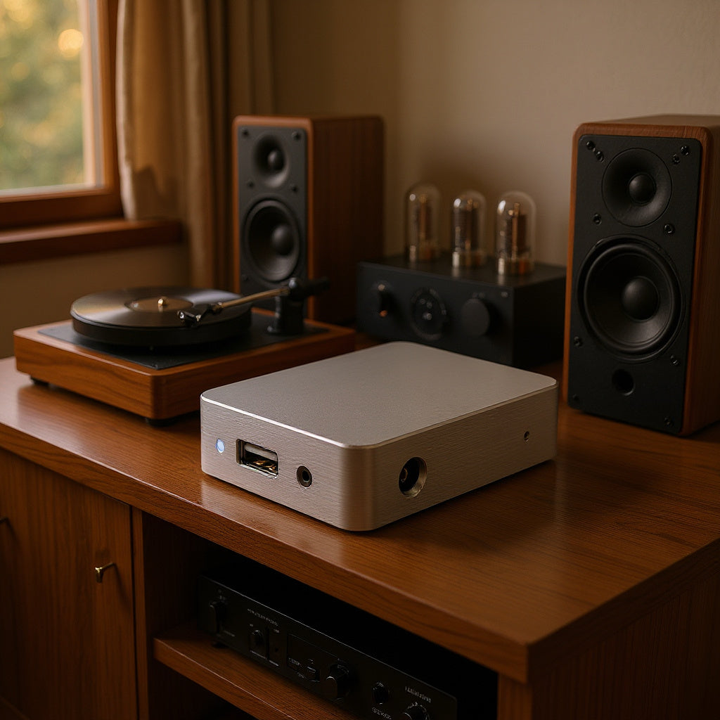 Digital-to-Analog Converter – 24-bit/192kHz, Aluminum Housing, USB/3.5mm