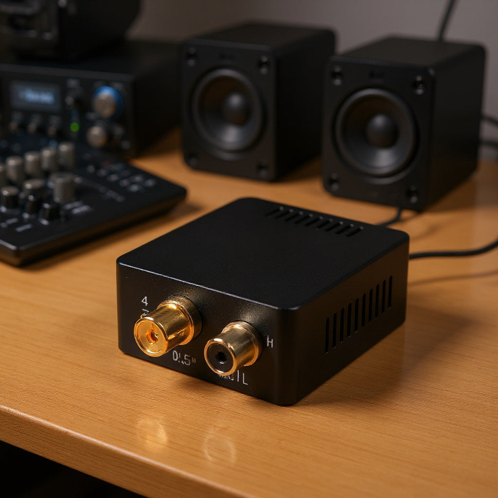 Digital-to-Analog Converter – 32-bit/384kHz, USB-C, Gold-Plated Connectors, Black